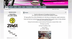 Desktop Screenshot of hayat-frauenfitness.de