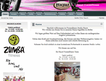 Tablet Screenshot of hayat-frauenfitness.de